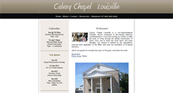 Desktop Screenshot of calvarychapellouisville.com